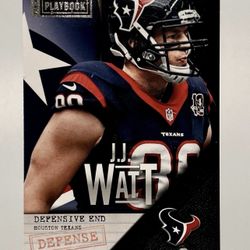 JJ Watt - 2013 Panini Playbook Football #23. Only 50 Cards In Base Set- 130pt