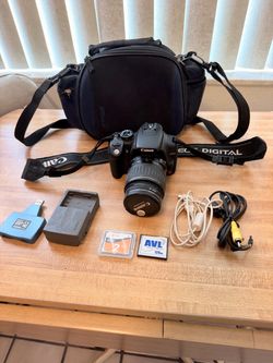 Canon EOS Digital DSLR Camera with Accessories