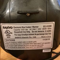 Sanyo Rice cooker for Sale in West Los Angeles, CA - OfferUp