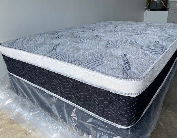 Cal King Euro Bamboo Pillow Top!!