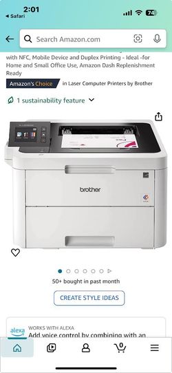 HLL3270CDW Compact Digital Color Printer with NFC, Wireless and Duplex Printing