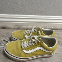 Vans Old Skool Mustard Yellow Size 6W