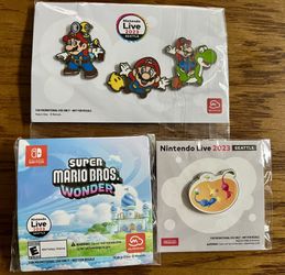 Nintendo Pins and Mini Figurines