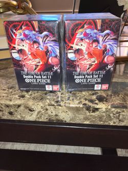 (Lot of 2) One Piece op-16 Double Pack Set Vol 11 Factory Sealed
