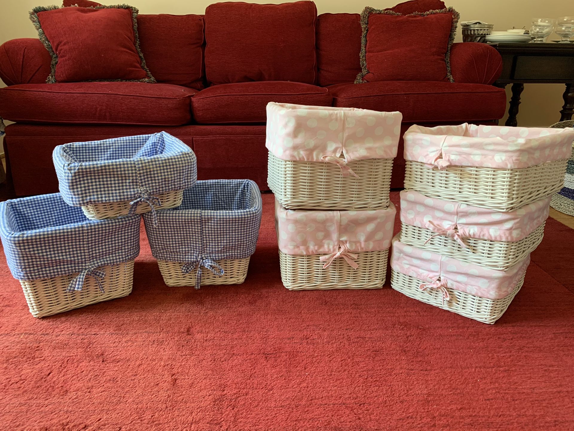 Pottery Barn Kids Sabrina Wicker Baskets