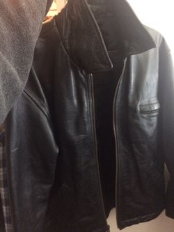 Genuine leather kacket