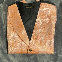 YourTie Pink Vest + Free Bowtie 