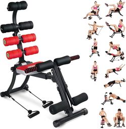22 in 1 Wonder Master Core & Abdominal Workout Equipment, Foldable & Adjustable Rowing Machine, Core Strength Training& Abdominal Exercise Trainers wi