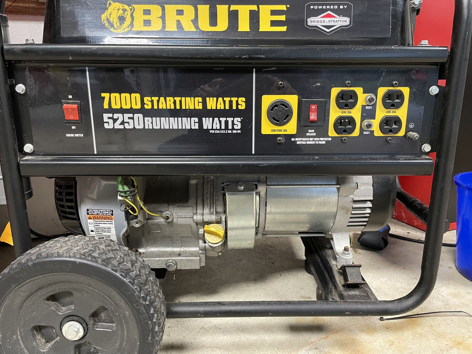 Generator-Gas Powered