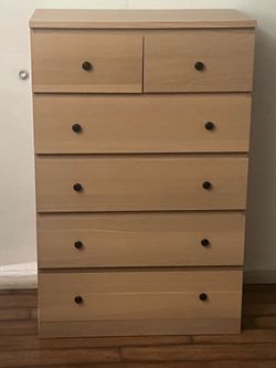 Ikea oak 6Drawers new