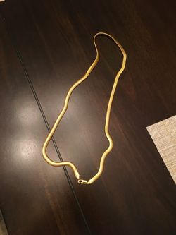 24" Gold Plated Chain Fashion Jewelry