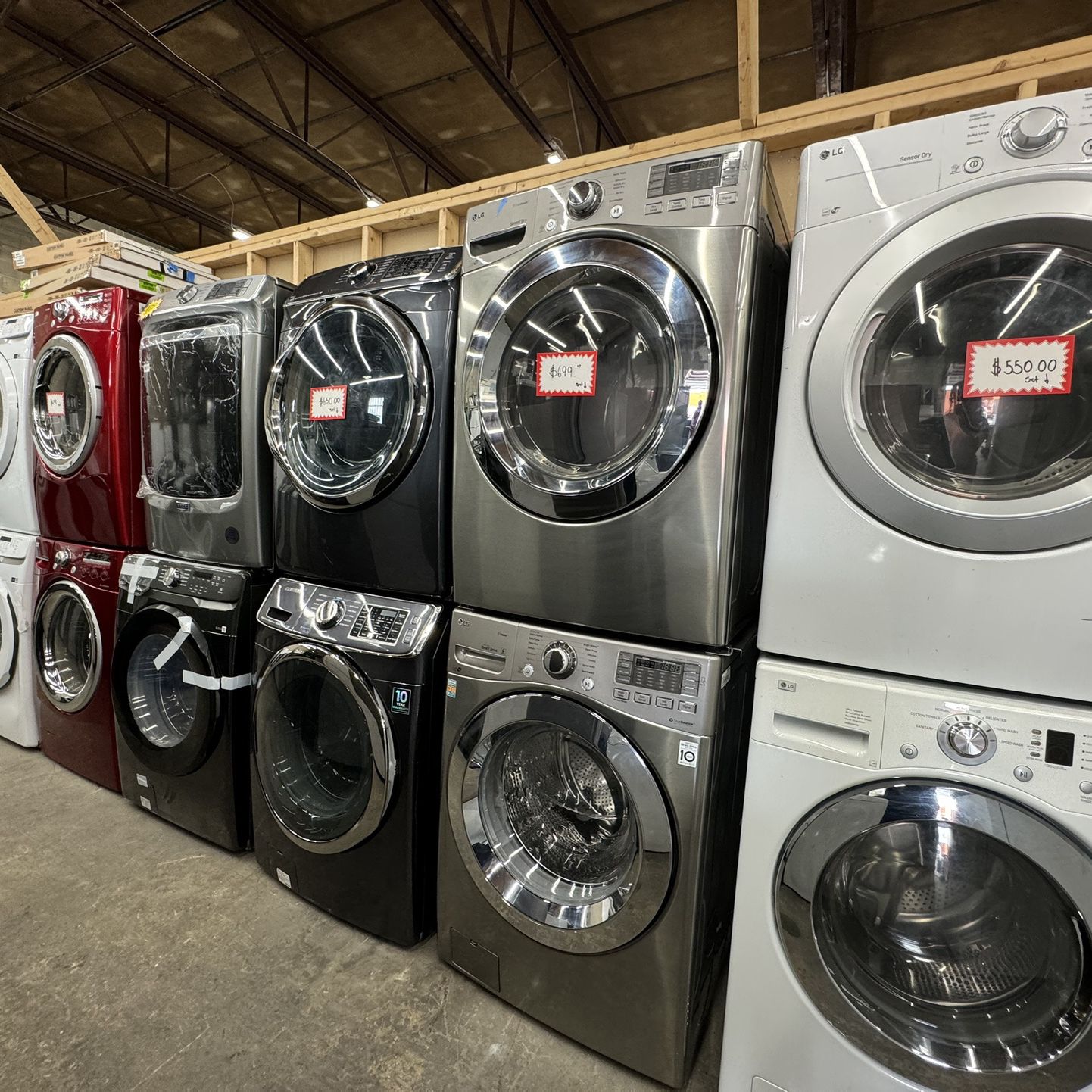Washer And Dryer’s $39.99 Down Take It Home With Warranty 