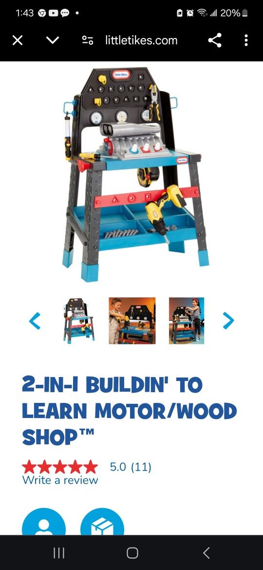 2in 1 Buildin' to learn Motor and Wood Shop