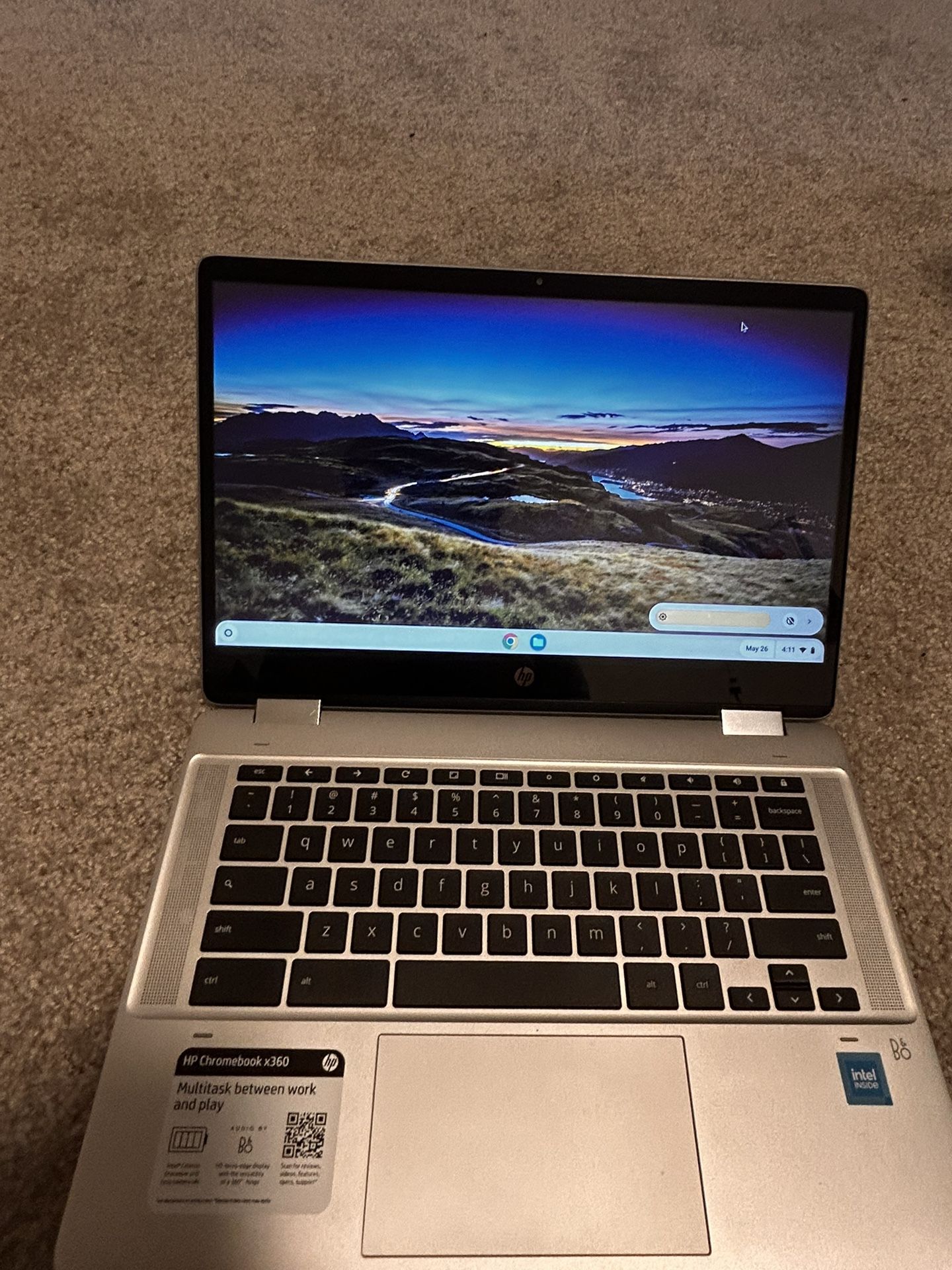 HP Chromebook X360 2-1 Touchscreen 14"