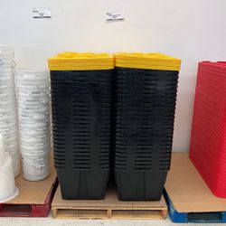 2 Pack 12 Gallon Heavy Duty Totes