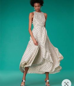 DVF Silk Polka Dot Dress – $185