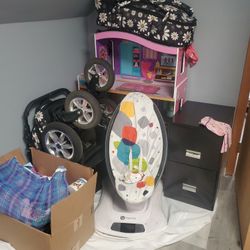 Baby 4 In 1 Stroller And 4moms Rocker