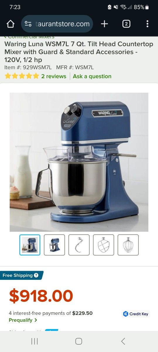 Waring Industrial 7qt Mixer