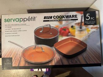 Servappetit 5-Piece Aluminum Cookware Set