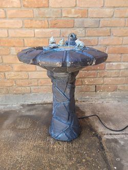 Fior Stone 24" Happy Frog Fountain