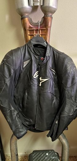 Alpinestars Leather Jacket With Pads
