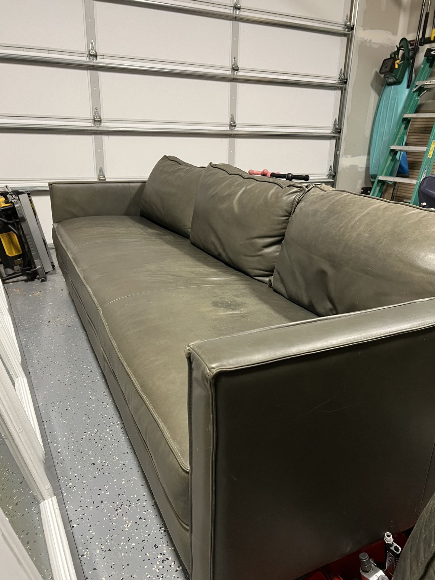 Top Grain Leather Couch Sofa West Elm
