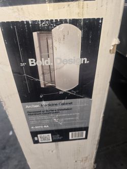 New medicine cabinet mirror
