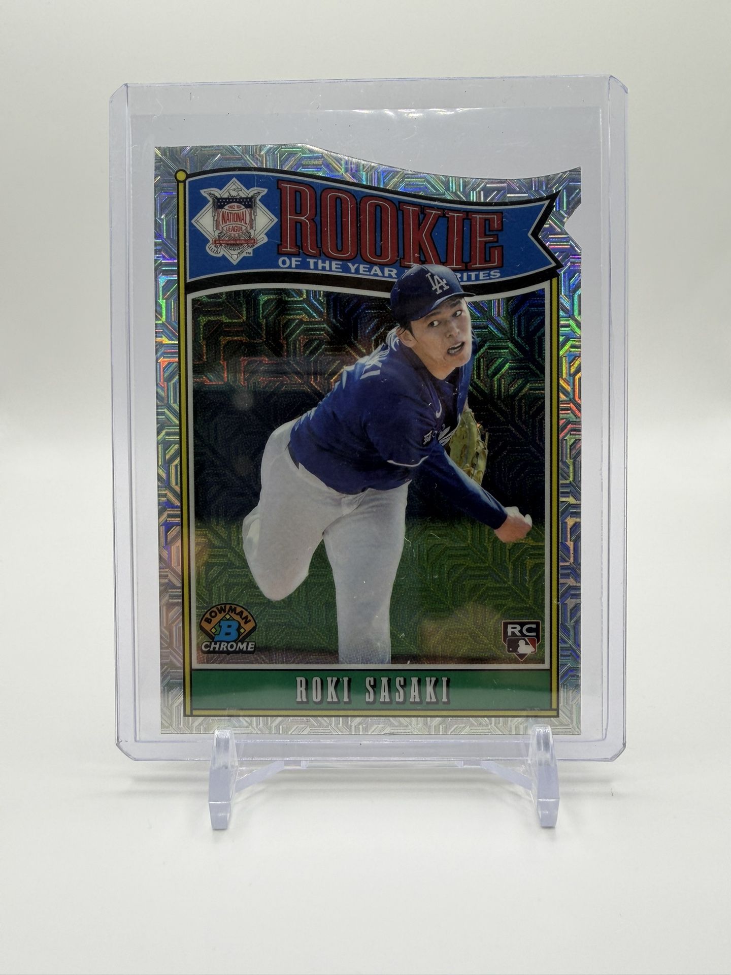 2025 Bowman Chrome Roki Sasaki ROY-10 MOJO Refractor-LA Dodgers Mega Box