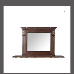 Marseille-Ch-M Global Furniture Marseille - Cherry Mirror