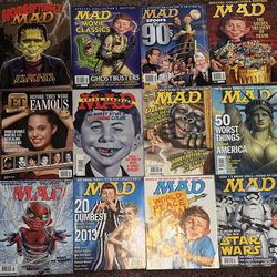 11 MAD Magazines + 1 ET Magazine Bundle (4 Collector’s Edition Magazines)