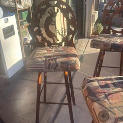 Set Of 4 Bar Stools 