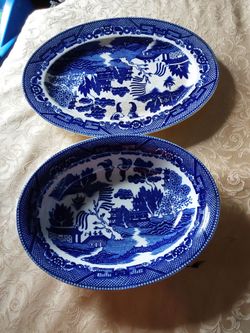 Vintage plate and bowl