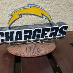 Los Angeles Chargers Desk Logo