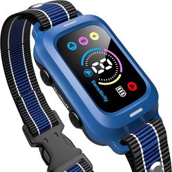 Dog Bark Collar - Automatic Anti Barking Collar with 8 Sensitivity, Rechargeable Smart Bark Shock Collar for Small/Medium/Large Dogs, Waterproof Bark 