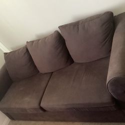 Brown Love Couch