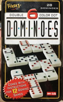 28 set Dominoes in metal box