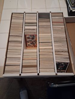 Box of over 2000 Football Cards