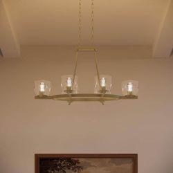 Progress Lighting Tamassee Collection 6-Light Brushed Gold Updated | SaleSumo INSANE DEAL (FIRM)