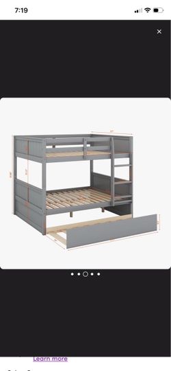 Full size trundle bed