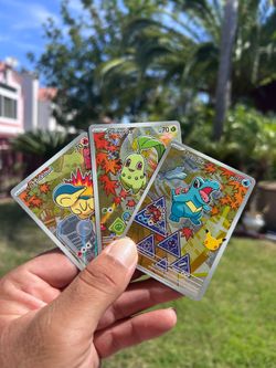 Totodile Chikorita Cyndaquil Pokemon First Partner $50