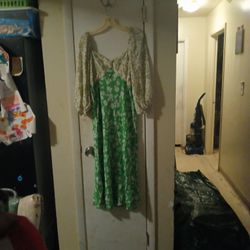 Rixo Multi Floral Maxi Dress Size 16
