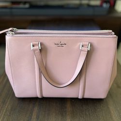 KATE SPADE Pink Leather Compartment Tote Women’s Purse
