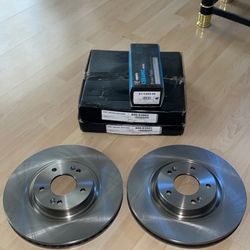 Front Rotors Brake Pads Set Hyundai Tucson, Kia Cadenza