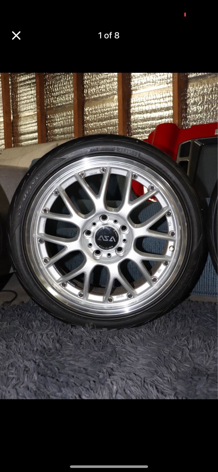 ASA AR1 Wheels And Tires (Excellent Conditions)