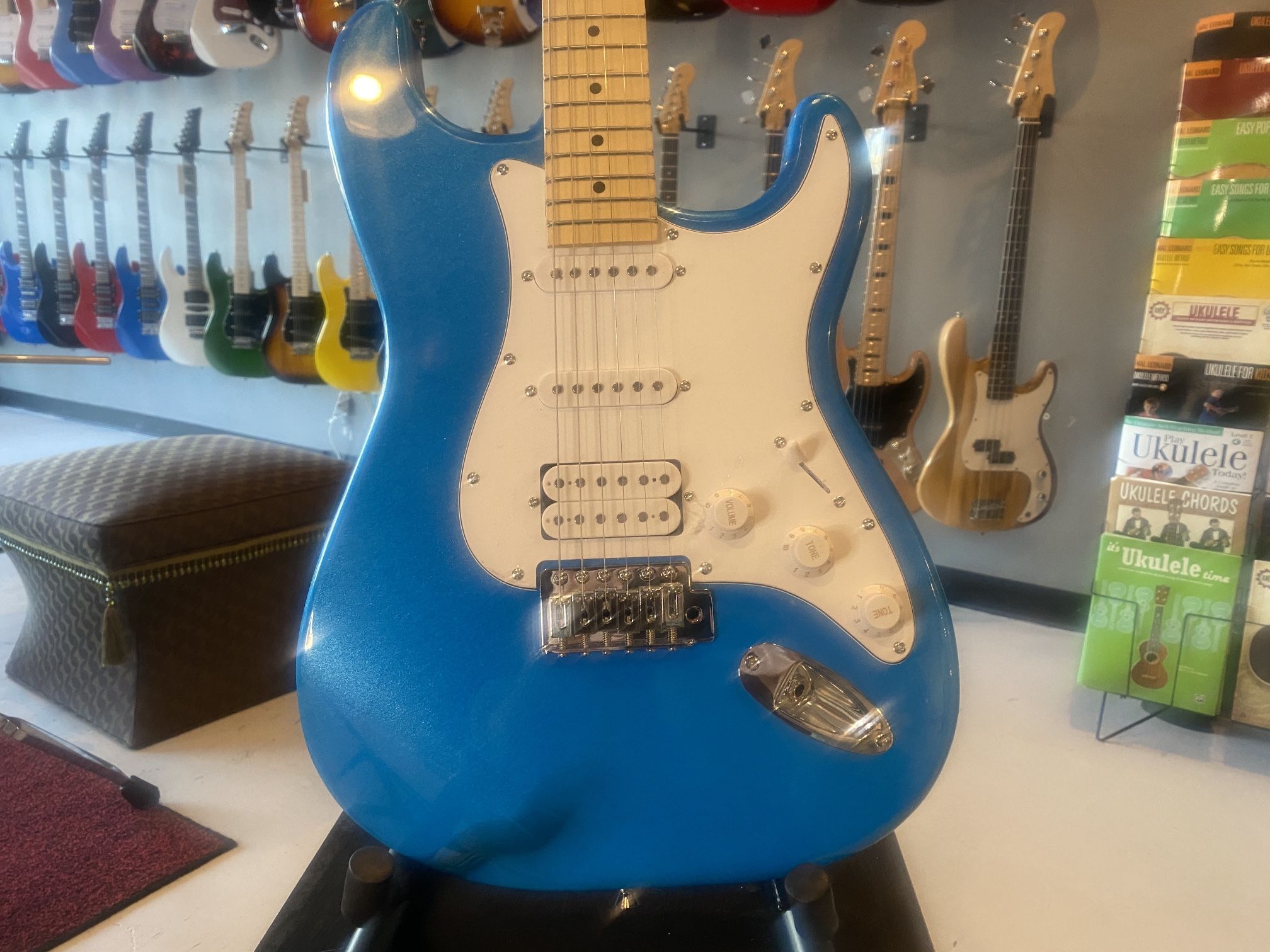 🔵Blue Gephardt Ground w/ HSS🔵 Electric ⚡️ Guitar 🎸