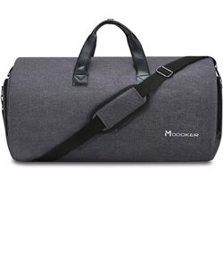 New Modoker Convertible Garment Bag Suit Travel Bag Black