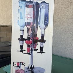 OGGI 4-Bottle Revolving Liquor Dispenser – Home Bar