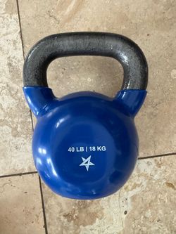 40 LB Neoprene Kettlebell