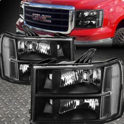 GMC Sierra 07-13 New Headlights 