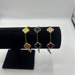 Sterling Silver Clover Bracelets